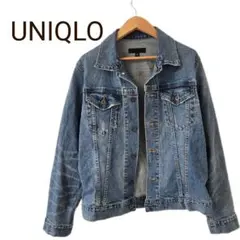 UNIQLO デニムジャケット ブルー レディース Mサイズ