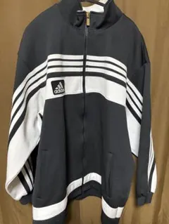 adidas ストライプ ジップアップジャケット