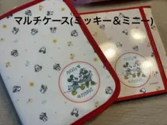 【非売品】ディズニーマルチケース(ミッキー＆ミニー)