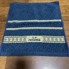 U.P renoma タオルハンカチ ネイビー