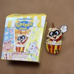 香港ディズニー Pixar ポップコーン ピンバッジ ジャックジャック