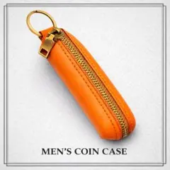 新品 京極匠工房 小銭入れ コインケース 雑誌掲載 牛革 本革 オレンジ O11