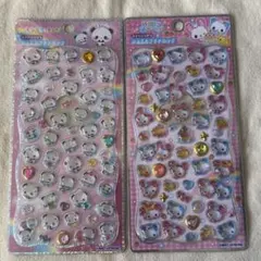 ジュエルプチドロップシール　もちもちぱんだ　ハッピーマーチ