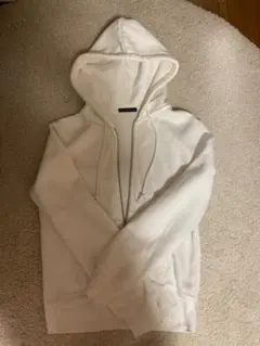 BRANDY MELVILLE ホワイト フルジップパーカーのサムネイル