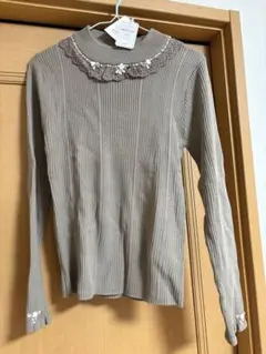 アクシーズファム バラボトルネックニットプルオーバー