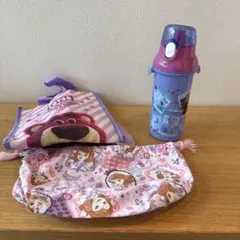 子ども用水筒　ロッソバック　お弁当巾着袋　保育園　アナ雪水筒エルサ