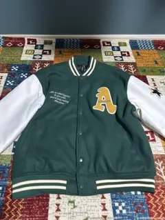 緑/白 スタジャン