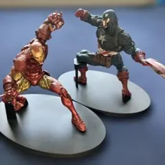 MARVEL 超人技画 フィギュア 2種セット　アイアンマン、キャプテンアメリカ