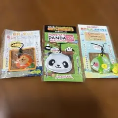 リフレクター　３点セット　パンダ・ライオン・おさかな　反射　交通安全　匿名発送