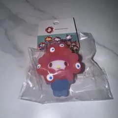 ミャクミャク　サンリオ　クリア　キーホルダー　マイメロ