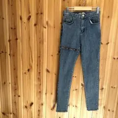 【エゴイスト】デニム　ジーンズ　ジーパン　ストレッチ　ブルー系　小さいサイズのサムネイル
