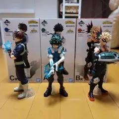 僕のヒーローアカデミア 一番くじ フィギュア 緑谷出久 爆豪勝己 轟焦凍
