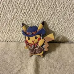 ポケモンセンター ピンバッジ ピカチュウ　カウボーイ