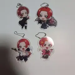 いれいす りうらくん アクキー4個