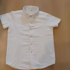 ホワイト フォーマル半袖シャツ 110