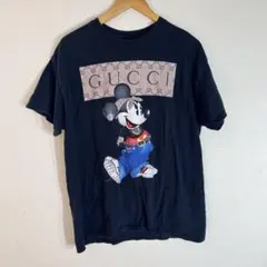 あ*と様 ビンテージ　ミッキーマウス　tシャツ ブラック