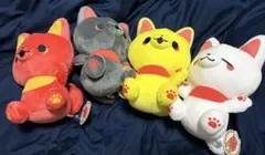 かみさまキツネとサラリーマン BIGぬいぐるみ 全4種セット - メルカリ
