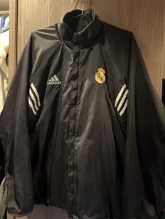 ビンテージ レアルマドリード フリース ナイロン 2wayブルゾン フットボール