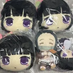 鬼滅の刃 栗花落カナヲ 竈門禰豆子 まとめ売り ぬいぐるみ パスケース