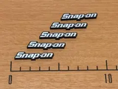 Snap-on スナップオン　40エンブレム　シルバー　５個1セット