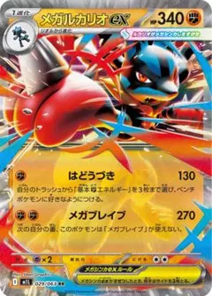 メガルカリオexデッキ　パーツ　汎用カード