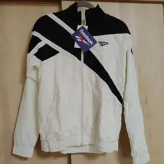 未使用！Мサイズ　Reebok ナイロンジャケット ホワイト　リーボック