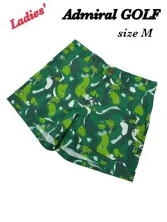 Admiral GOLF アドミラルゴルフ　パンツ　ショートパンツ　総柄　Mのサムネイル