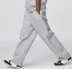 UNIQLO C スウェットワイドパンツ　XS 丈長め　グレー