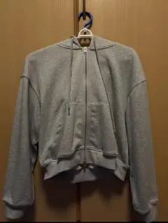 NNine グレー パーカー Sサイズ
