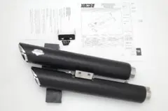 ソフテイル FXS ブラックライン ツインスラッシュ マフラー ソフテイル FXS ブラックライン ツインスラッシュ マフラー - メルカリ