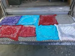 バンダナ　ビンテージ　1980年代～　7枚セット まとめ売り