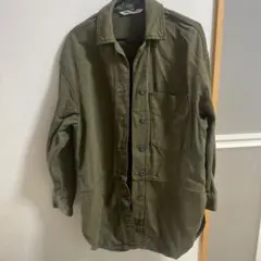 ZARA デニムジャケット　カーキ