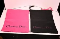 買いお得 Christian Dior 巾着2枚 保存袋