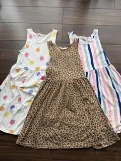 ノースリーブワンピース 3点セットH&M