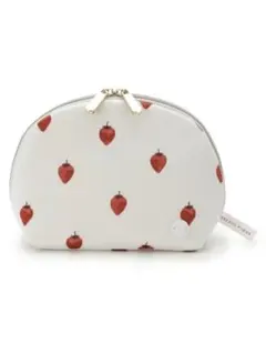 gelato pique PARIYA ストロベリーサテンポーチ ホワイト