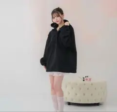 ぱ*ん様 Me roir ミーロワール　黒パーカー　CUTIE STREETふー ぱ*ん様 Me roir ミーロワール 黒パーカー CUTIE STREETふー - メルカリ
