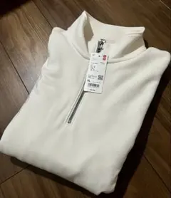 UNIQLO スウェット ハーフジップ XL 新品未使用 定価3,990円