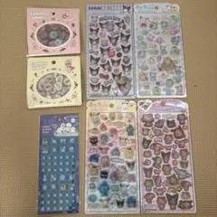 ボンドロ　クロミ、うるちゅる　サンリオ、おはじき、タイル　シールセット