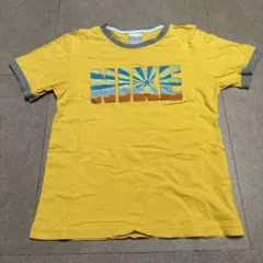 Nike ナイキ　半袖　tシャツ　黄色　リンガー　y2k 00s Mのサムネイル