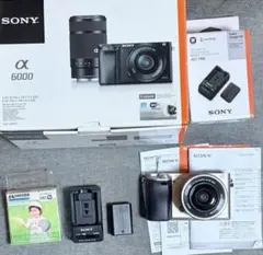 ⭐️美品⭐️元箱付き⭐️4290回⭐️ソニー SONY α5000 ダブルレンズ