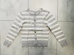 UNIQLO キッズ カーディガン ボーダーカーディガン　羽織り