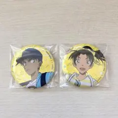 名探偵コナン 缶バッジ 服部平次 遠山和葉 - メルカリ
