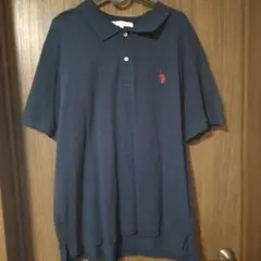 U.S. POLO ASSN. ネイビー ポロシャツ Lサイズのサムネイル