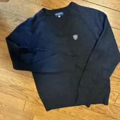 MICHEL KLEIN Vネックセーター S 黒