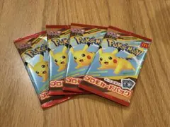 マクドナルド ハッピーセット ポケモンカード プロモパック 4パック