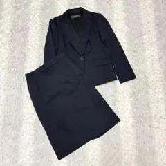 【MICHEL KLEIN 】Sサイズ◇ネイビー　セットアップ　フォーマル