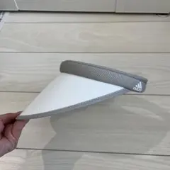 adidas バイザー ホワイト