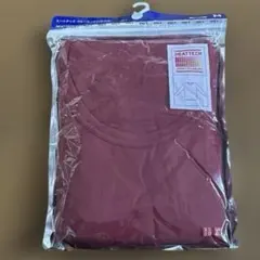 UNIQLO ヒートテッククールネックT 九分袖 M 16レッド