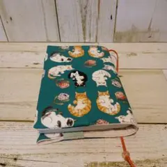 고양이 서클 페이퍼백 사이즈 책 표지 핸드메이드