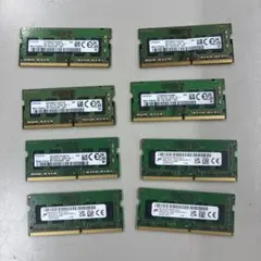 ノートPC用メモリ 4GB 8枚セット 計32GB DDR4-3200AA ノートPC用メモリ 4GB 8枚セット 計32GB DDR4-3200AA - メルカリ